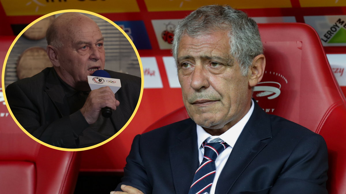 Fernando Santos i Grzegorz Lato (w kółku)