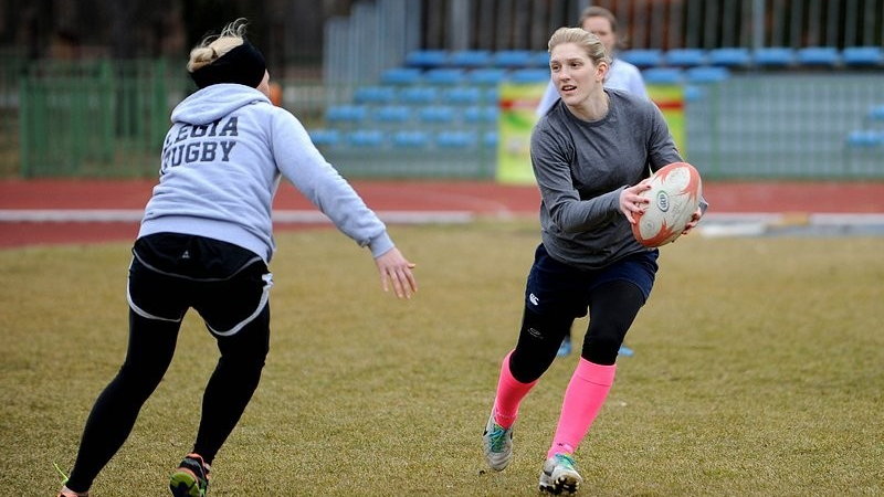  Marta Grudzińska, kapitan żeńskiej sekcji rugby Legii Warszawa