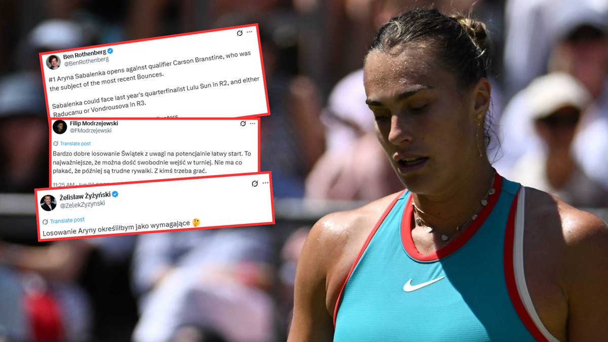 Iga Świątek z uśmiechem Sabalenka z pechem – kontrast losowania Wimbledonu