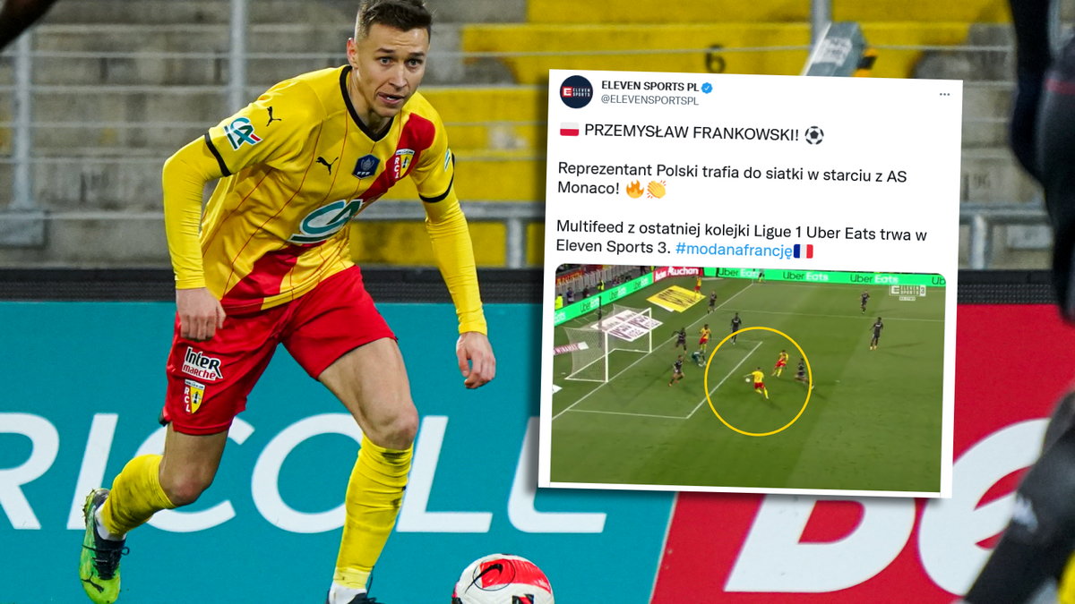 Przemysław Frankowski zdobył bramkę przeciwko Monaco