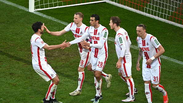 Radość piłkarzy FC Koeln