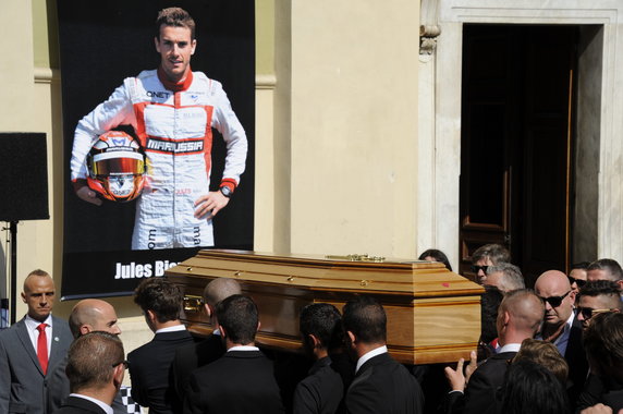 FRANCE FORMULA ONE BIANCHI (Jules Bianchi Funeral Service in Nice)