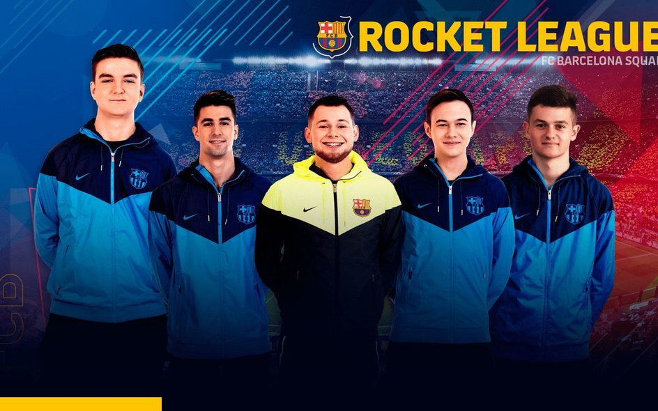 Skład FC Barcelona w Rocket League