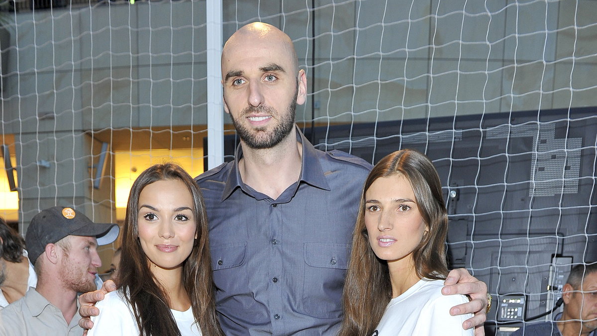 Marcin Gortat, Paulina Krupińska i Kamila Szczawińska