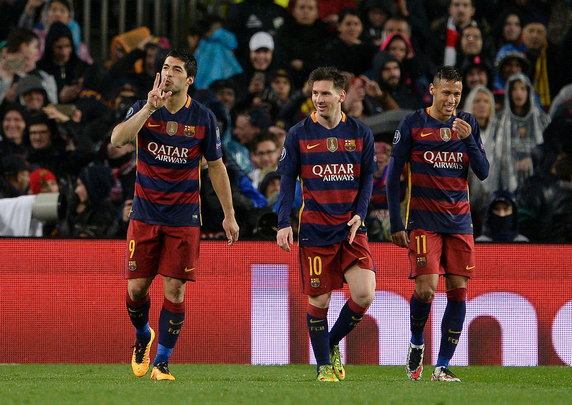 Luis Suarez, Lionel Messi i Neymar