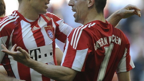 Arjen Robben i Franck Ribery