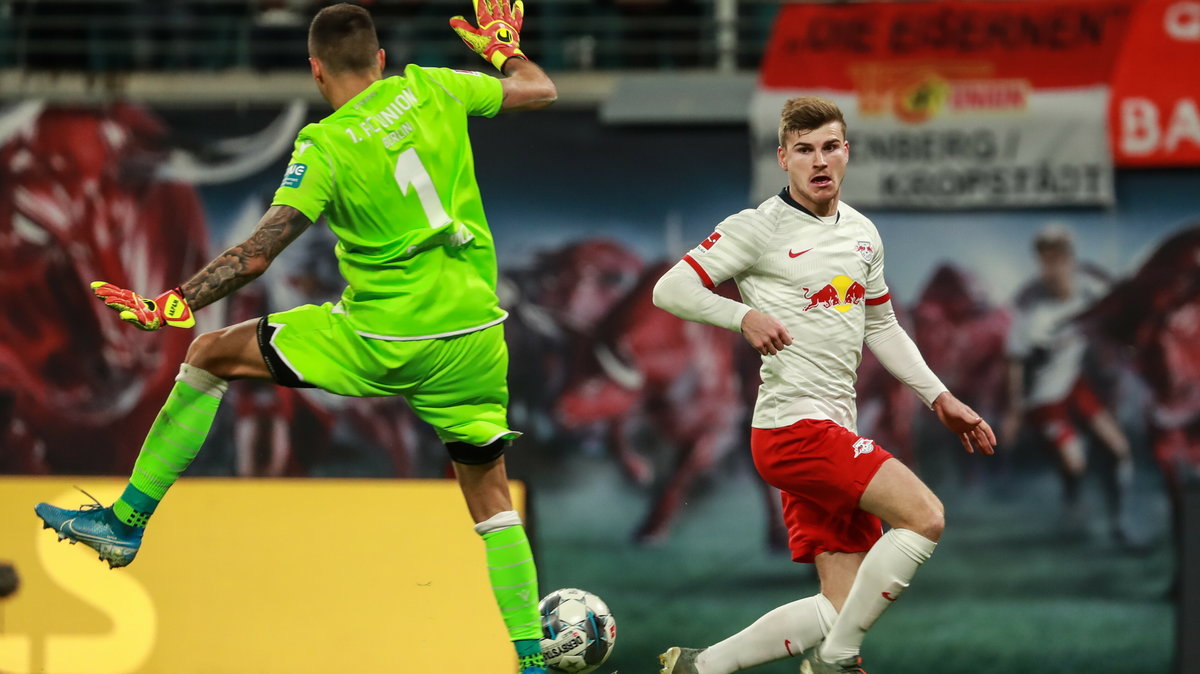 Rafał Gikiewicz i Timo Werner