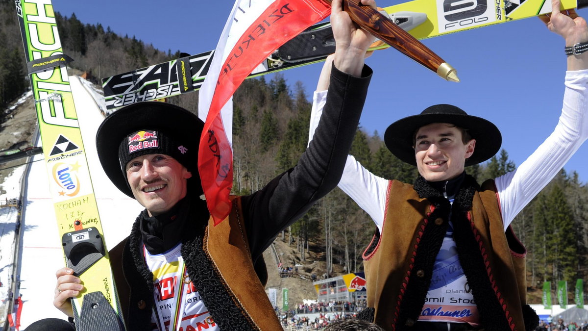 Adam Małysz i Kamil Stoch