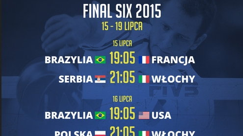 Terminarz Final Six Ligi Światowej [INFOGRAFIKA]