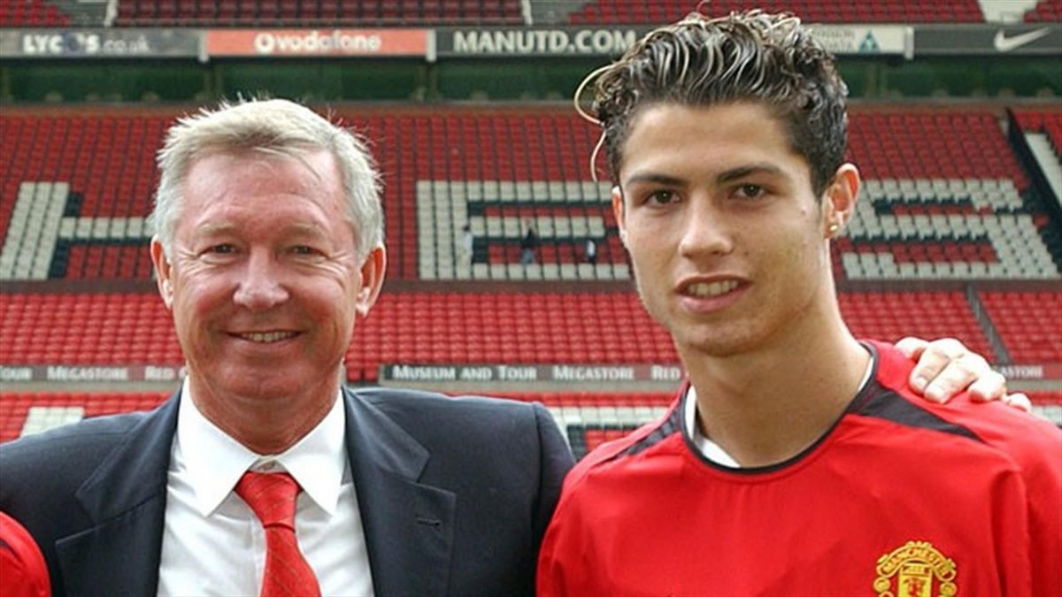 Alex Ferguson i Cristiano Ronaldo