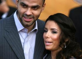 Eva Longoria i Tony Parker/ fot. AFP