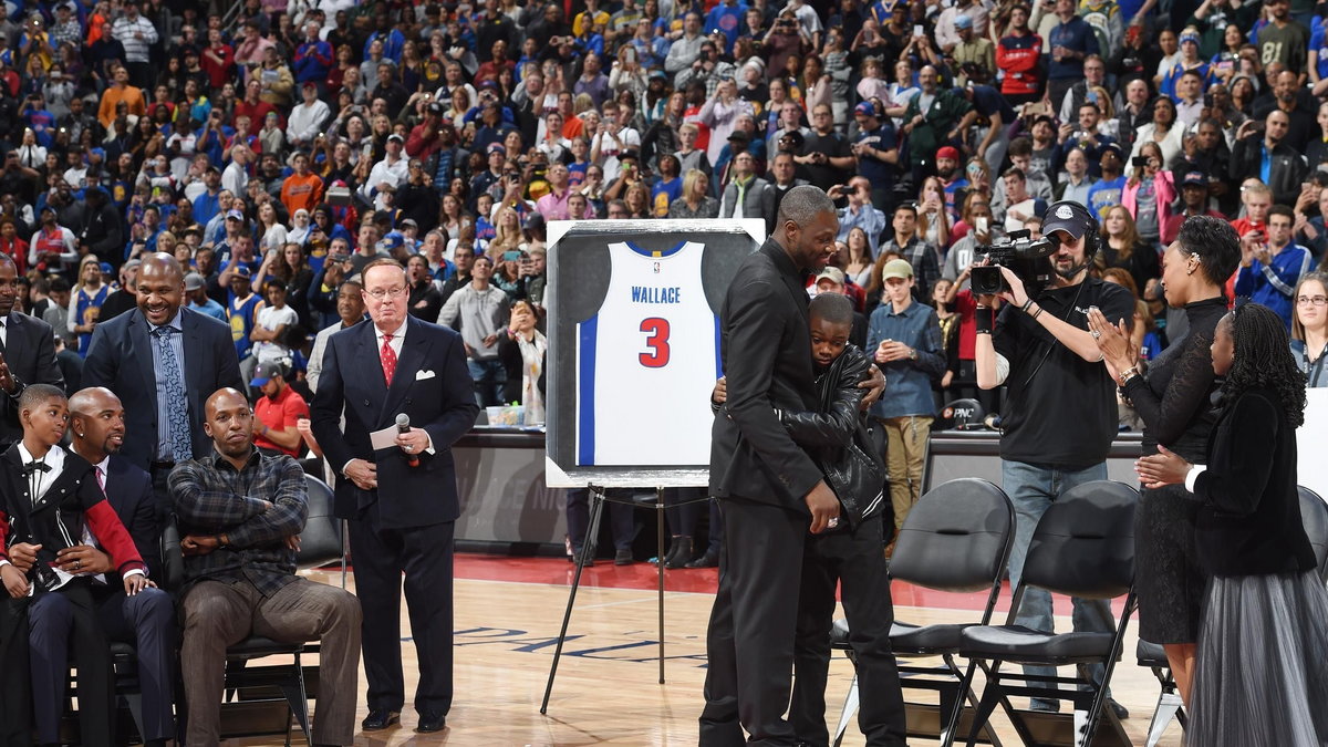 Detroit Pistons wyróżnili Bena Wallace'a. Numer 3 zastrzeżony