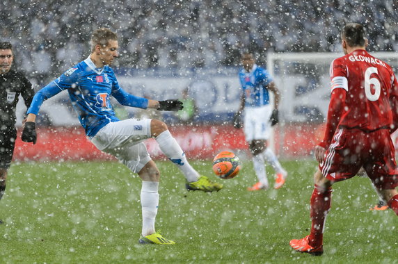 PIŁKARSKA EKSTRAKLASA LECH KONTRA WISŁA KRAKÓW