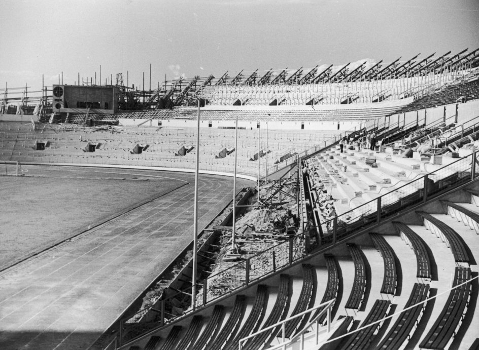 Budowa obiektów sportowych na Letnie Igrzyska Olimpijskie Helsinki 1940 rok