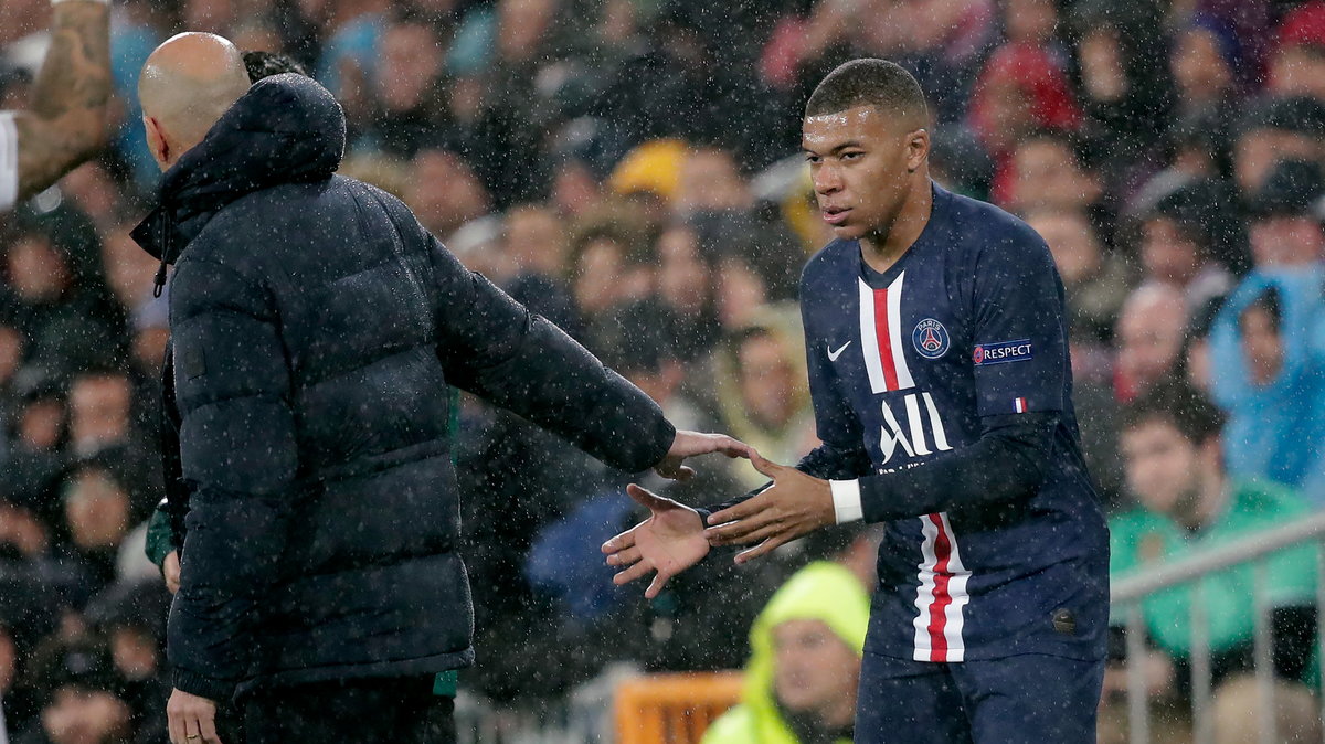 Kylian Mbappe i Zinedine Zidane