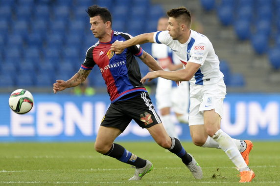 SWITZERLAND SOCCER UEFA CHAMPIONS LEAGUE QUALIFICATION (FC Basel 1893 vs KKS Lech Poznan)