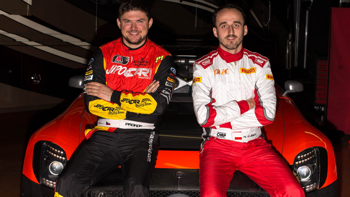 Robert Kubica (P) i Martin Prokop