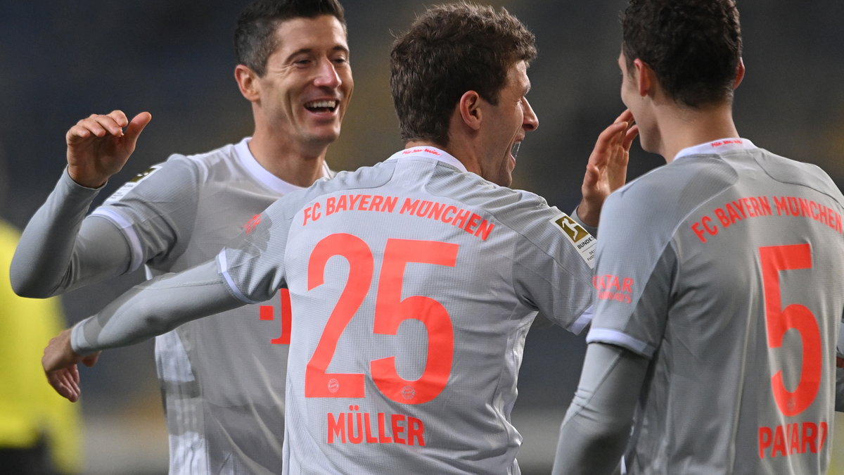 Benjamin Pavard, Thomas Mueller i Robert Lewandowski