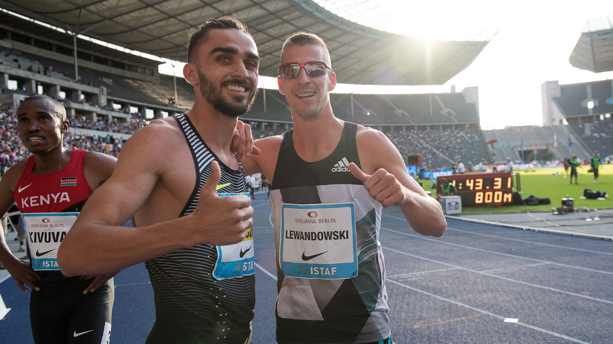 Marcin Lewandowski (z prawej) i Adam Kszczot