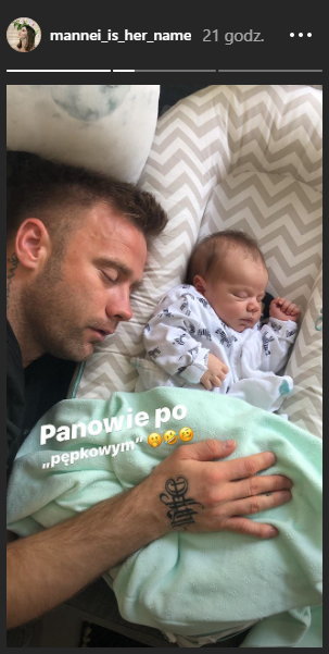 Artur Boruc z synem Noahem