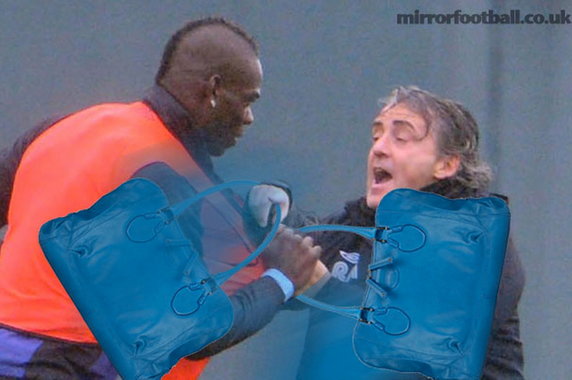 Balotelli poszarpał się z Mancini