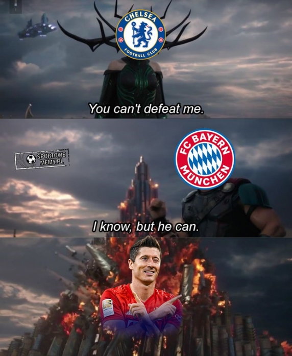 Bayern pokonał Chelsea - memy po meczu