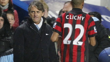 Roberto Mancini (z lewej)