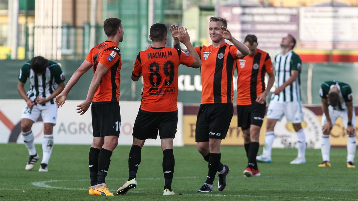 Pilka nozna. Nice I liga. Olimpia Grudziadz - Chrobry Glogow. 19.08.2017