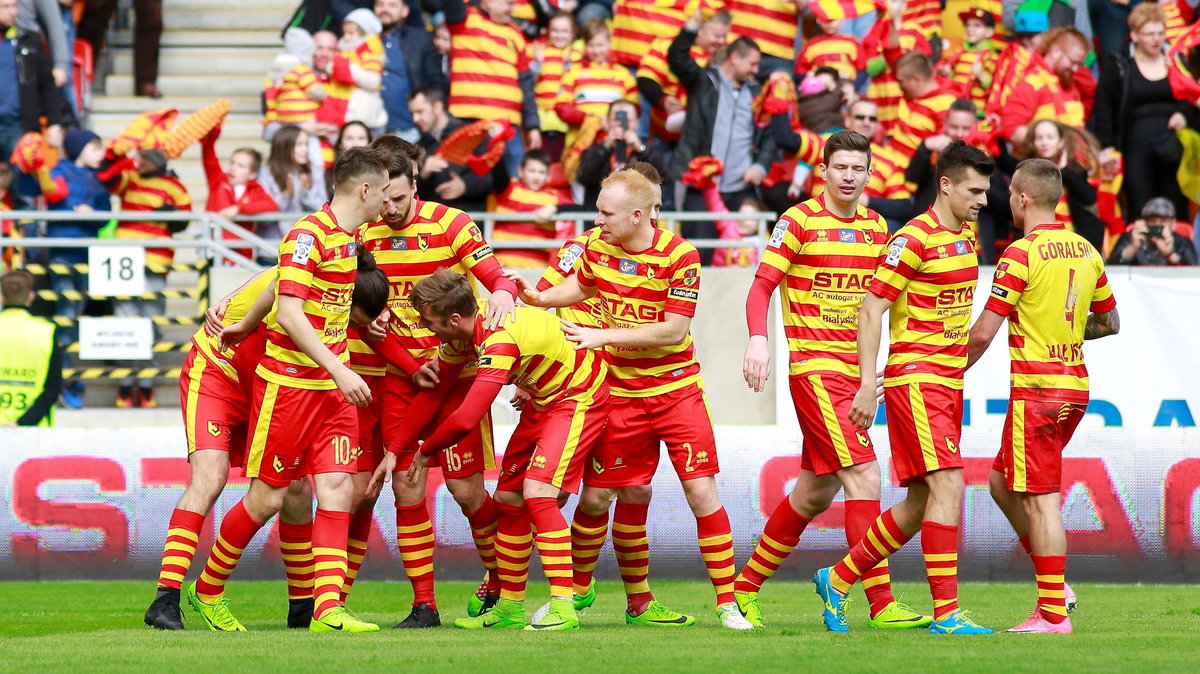 Pilka nozna. Ekstraklasa. Lechia Gdansk - Jagiellonia Bialystok. 30.04.2017