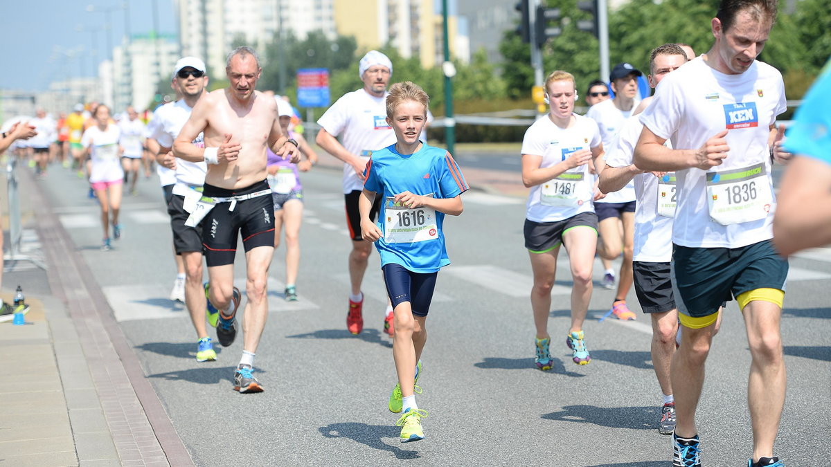 W lecie biega się raczej krótsze dystanse jak np. 5 km na Biegu Ursynowa