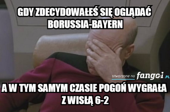 Borussia Dortmund wygrała z Bayernem - memy po meczu