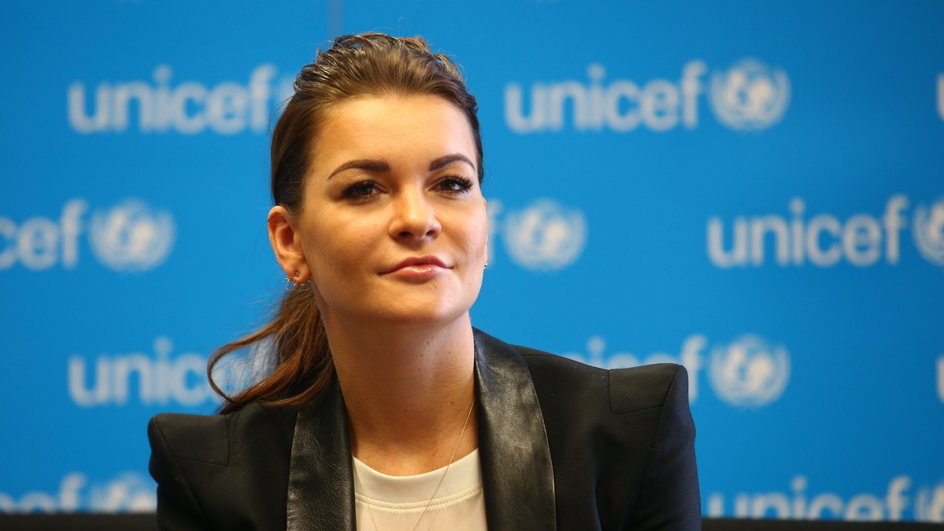 Agnieszka Radwańska nowym Ambasadorem Dobrej Woli UNICEF Polska