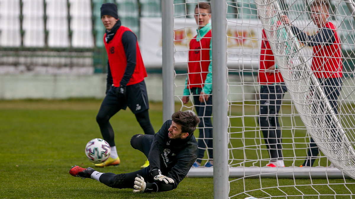 Trening piłkarzy Lechii Gdańsk