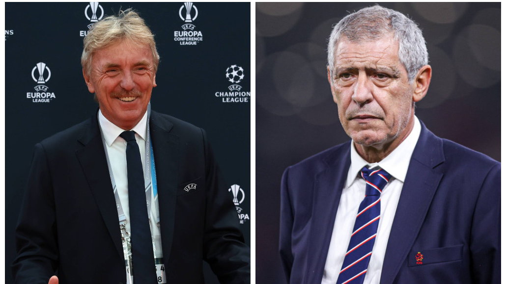 Zbigniew Boniek i Fernando Santos