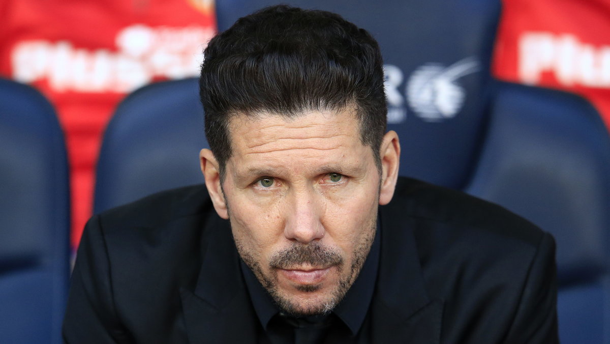 Trener Atletico Madryd Diego Simeone, fot. Pau Barrena / AFP