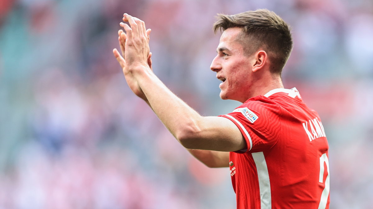 Polska Walia. Jakub Kamiński strzelił pierwszego gola w kadrze. Kim