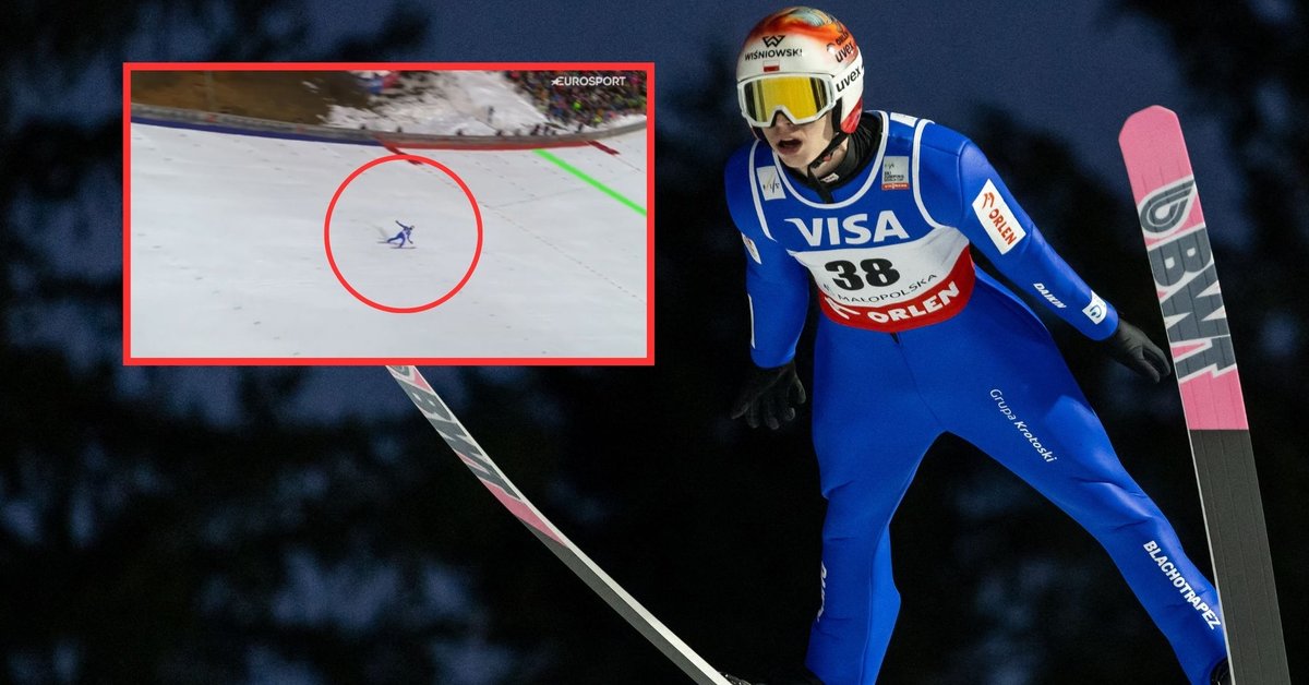 Paweł Wąsek Messed Up His Jump in Oberstdorf! A Drama for the Leader [VIDEO]