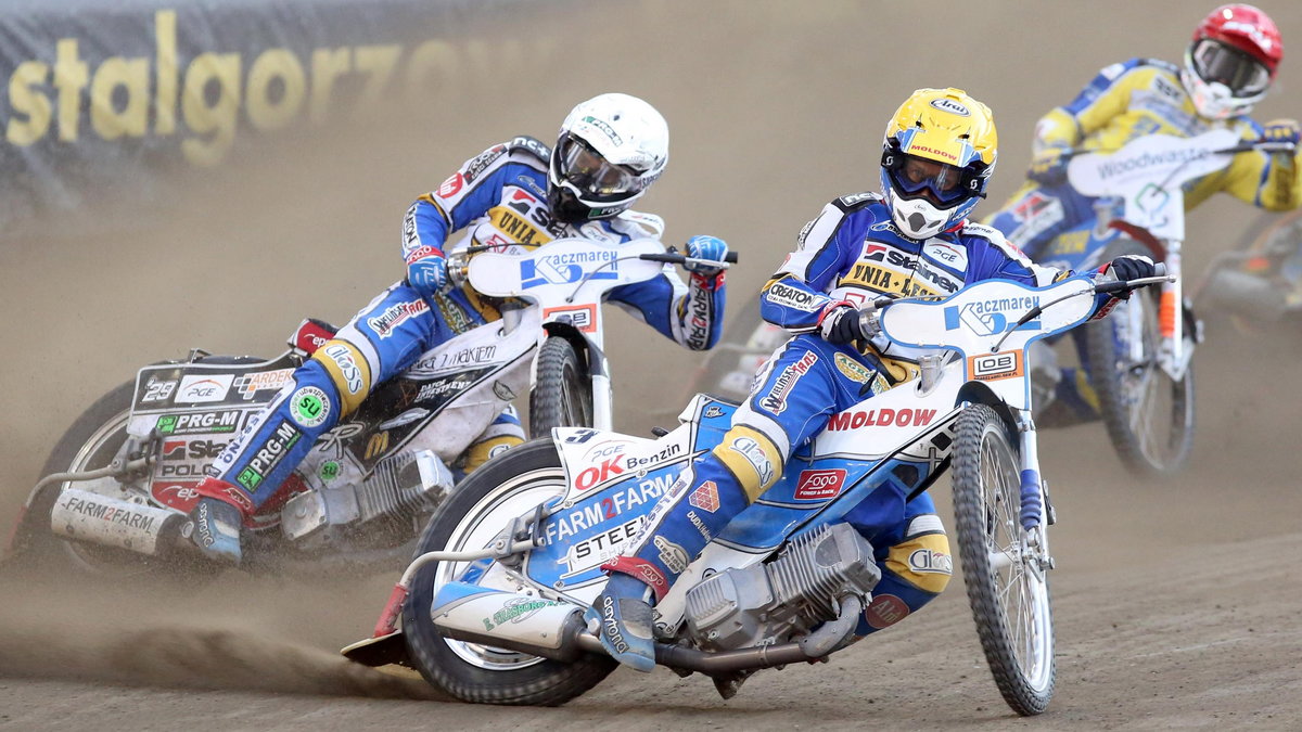 (L) GRZEGORZ ZENGOTA , (C) NICKI PEDERSEN , (P) NIELS KRISTIAN IVERSEN 