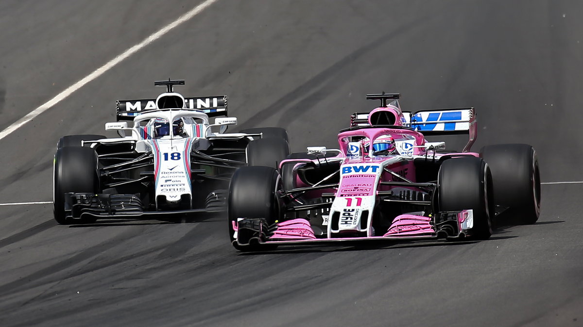 Lance Stroll i Sergio Perez