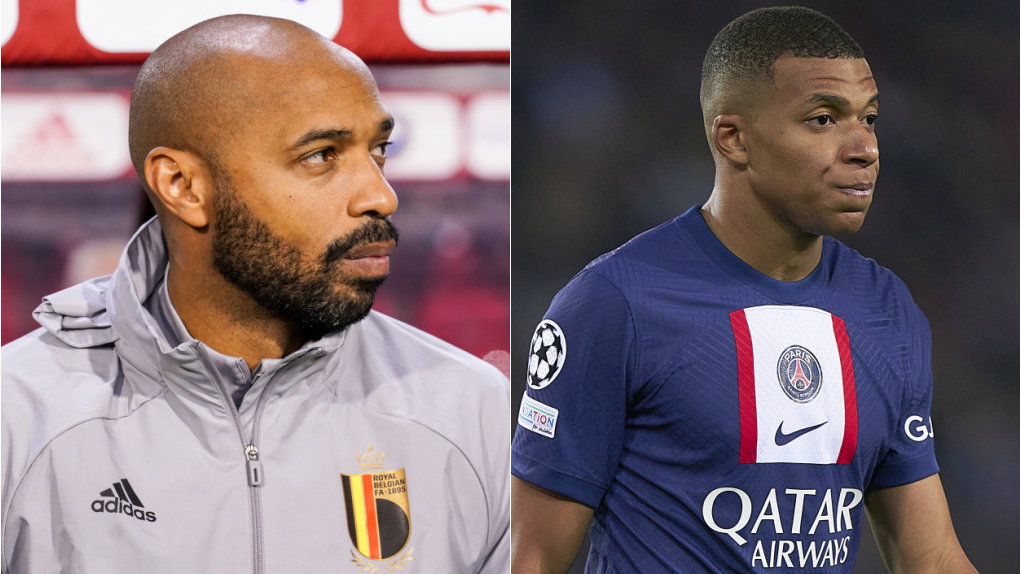 Thierry Henry i Kylian Mbappe