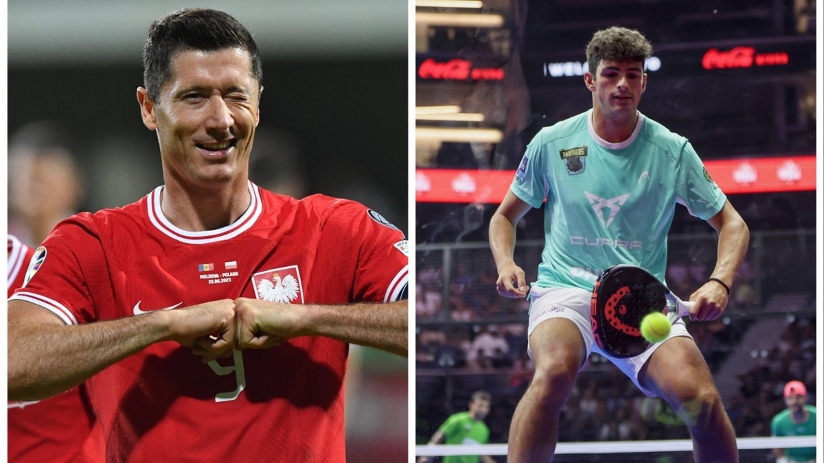 Robert Lewandowski pokochał granie w padla