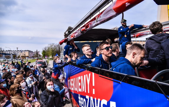 ZAKSA Kędzierzyn-Koźle świętowała z kibicami