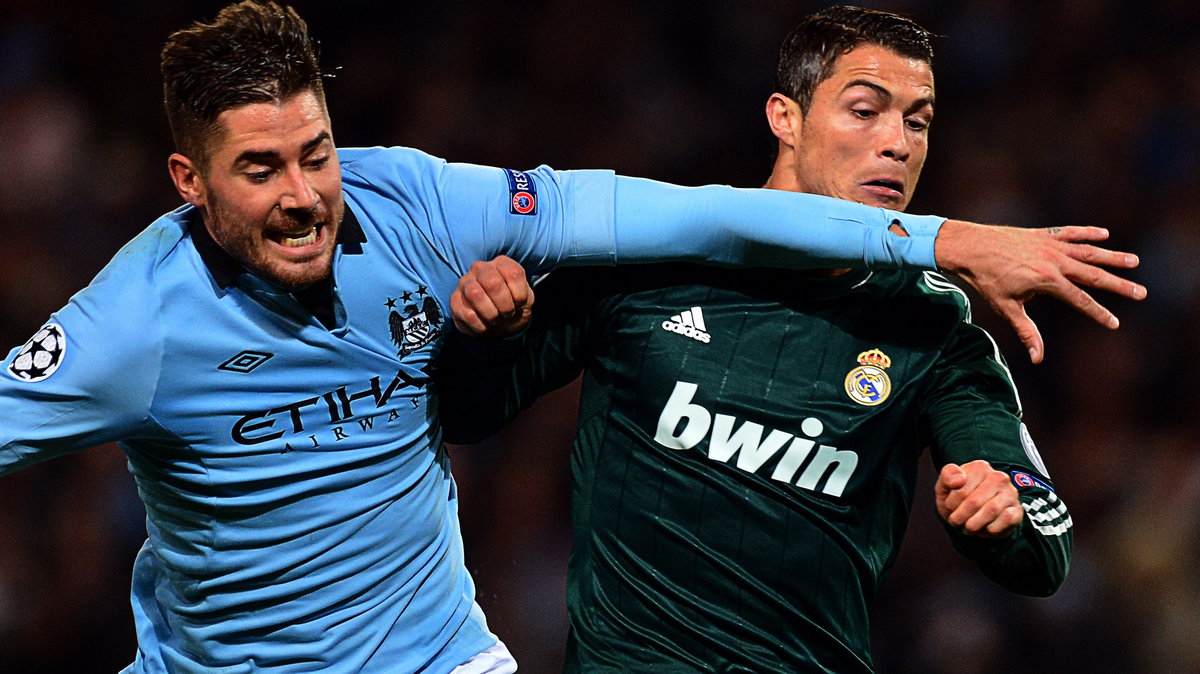 Javi Garcia w walce z Crisitano Ronaldo