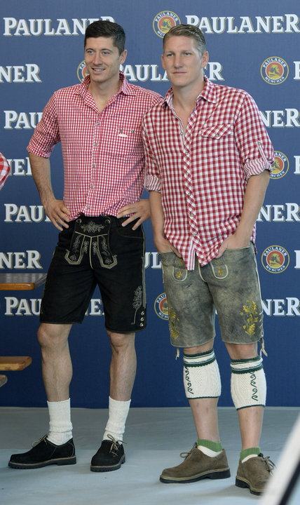 Robert Lewandowski i Bastian Schweinsteiger