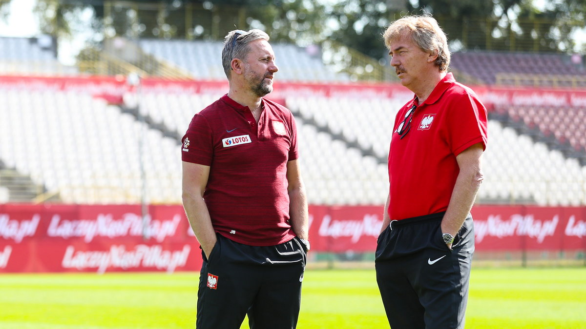 Jerzy Brzęczek i Zbigniew Boniek