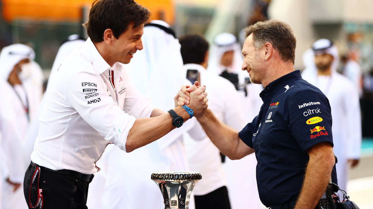 Od lewej: Toto Wolff i Christian Horner