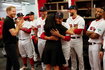 Księżna Meghan i książę Harry na meczu baseballa