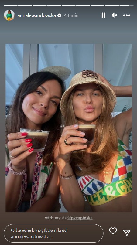 Anna Lewandowska i Paulina Krupińska