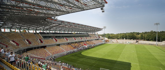 Stadion Jagiellonii Białystok - budowa