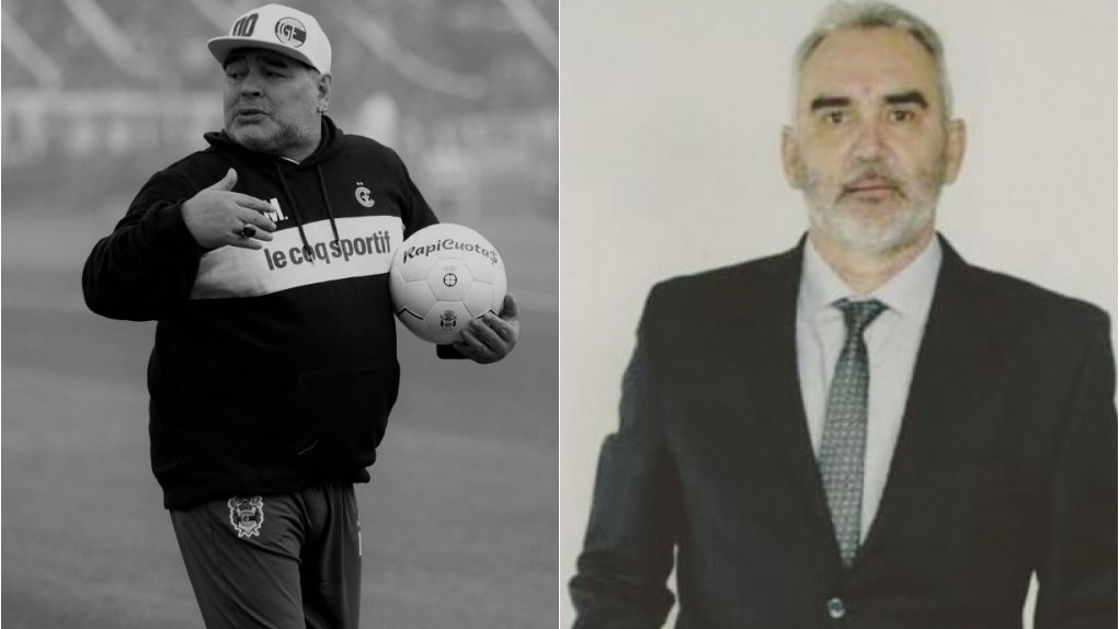 Diego Maradona i Ricardo Dabrowski